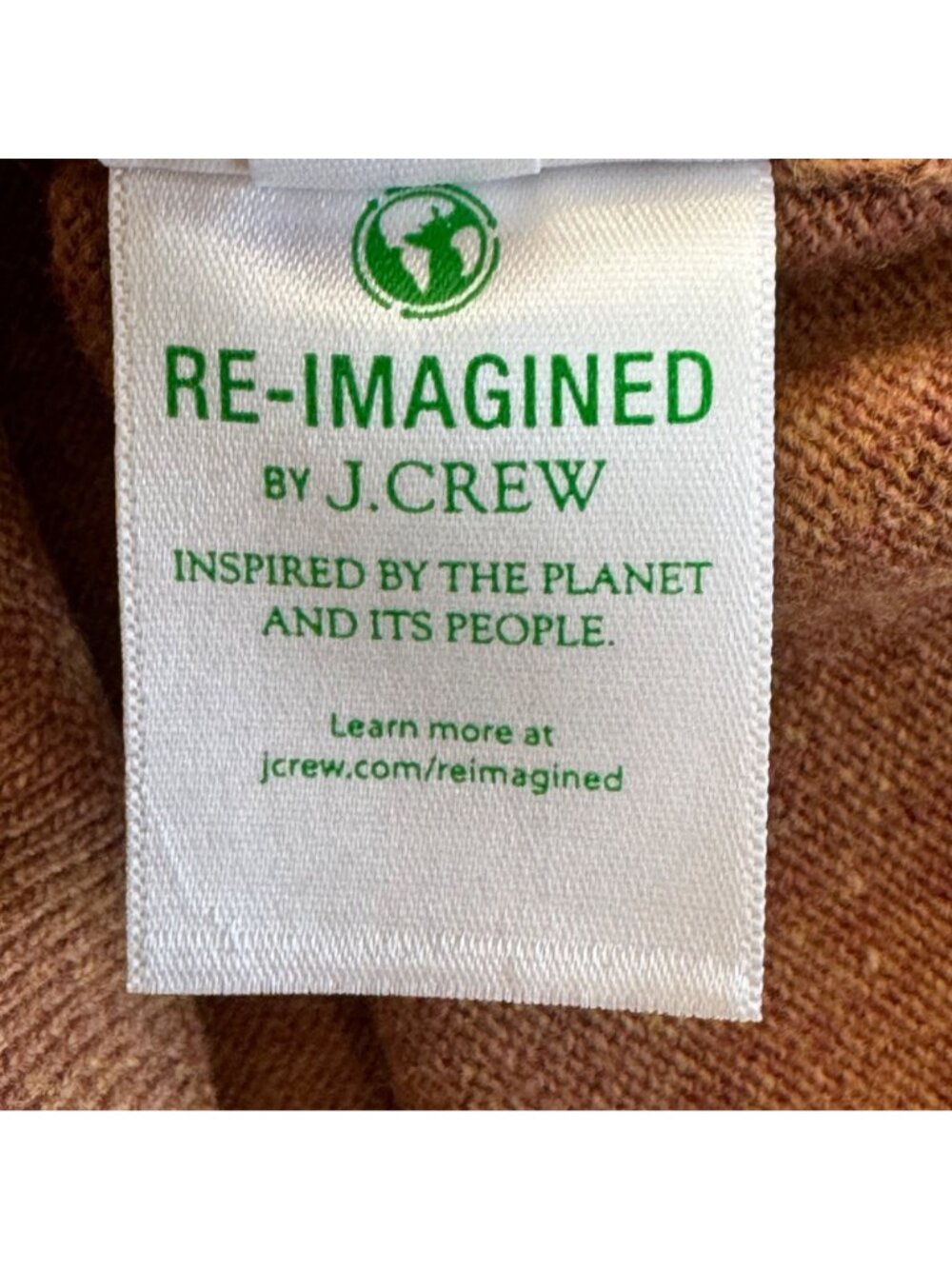 J. Crew Womens Teddie Sweater Rust Brown Wool Blend L Crewneck Soft Knit New - Picture 8 of 14